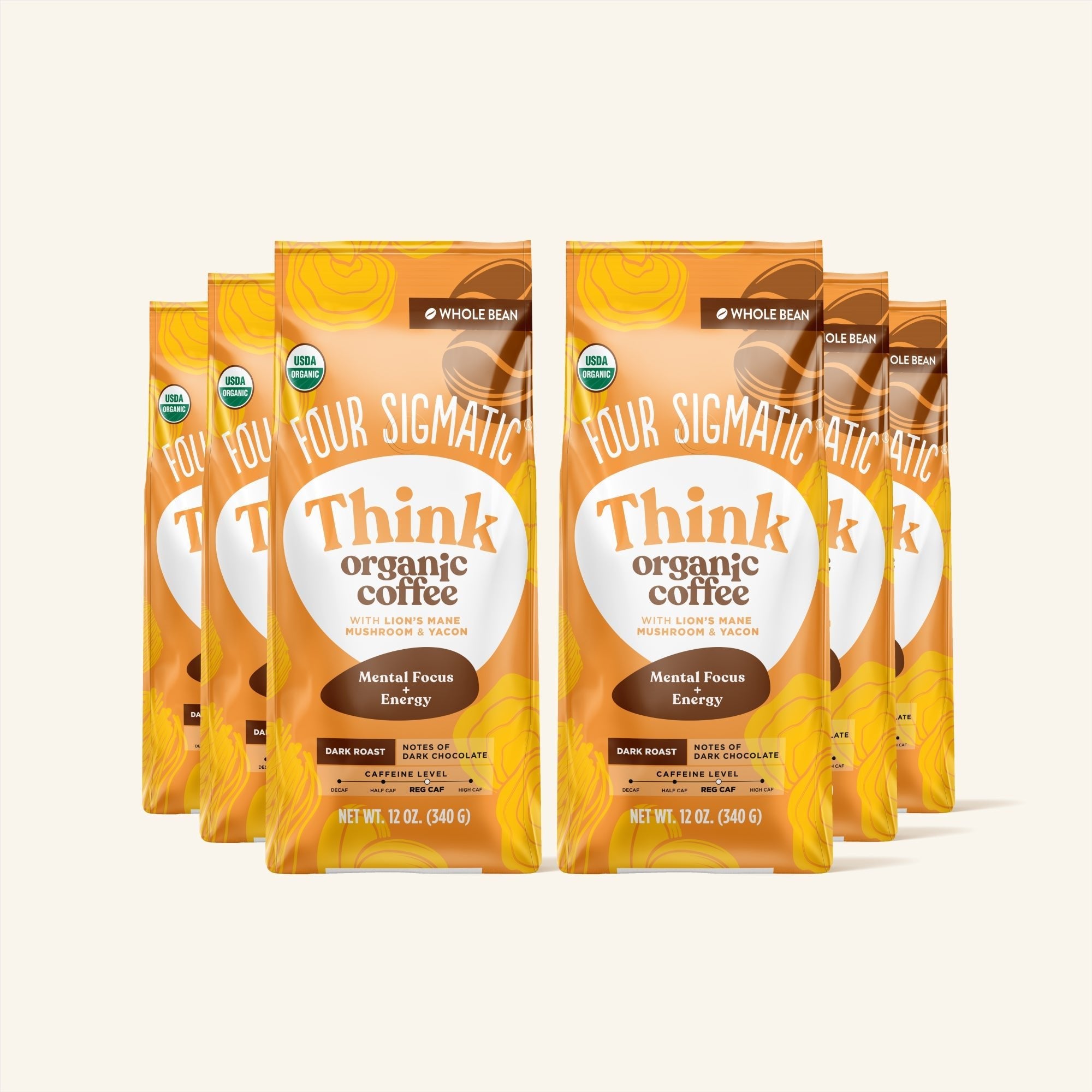 US Four SigmaticThink Whole Bean Coffee Bag - M.S Skincare