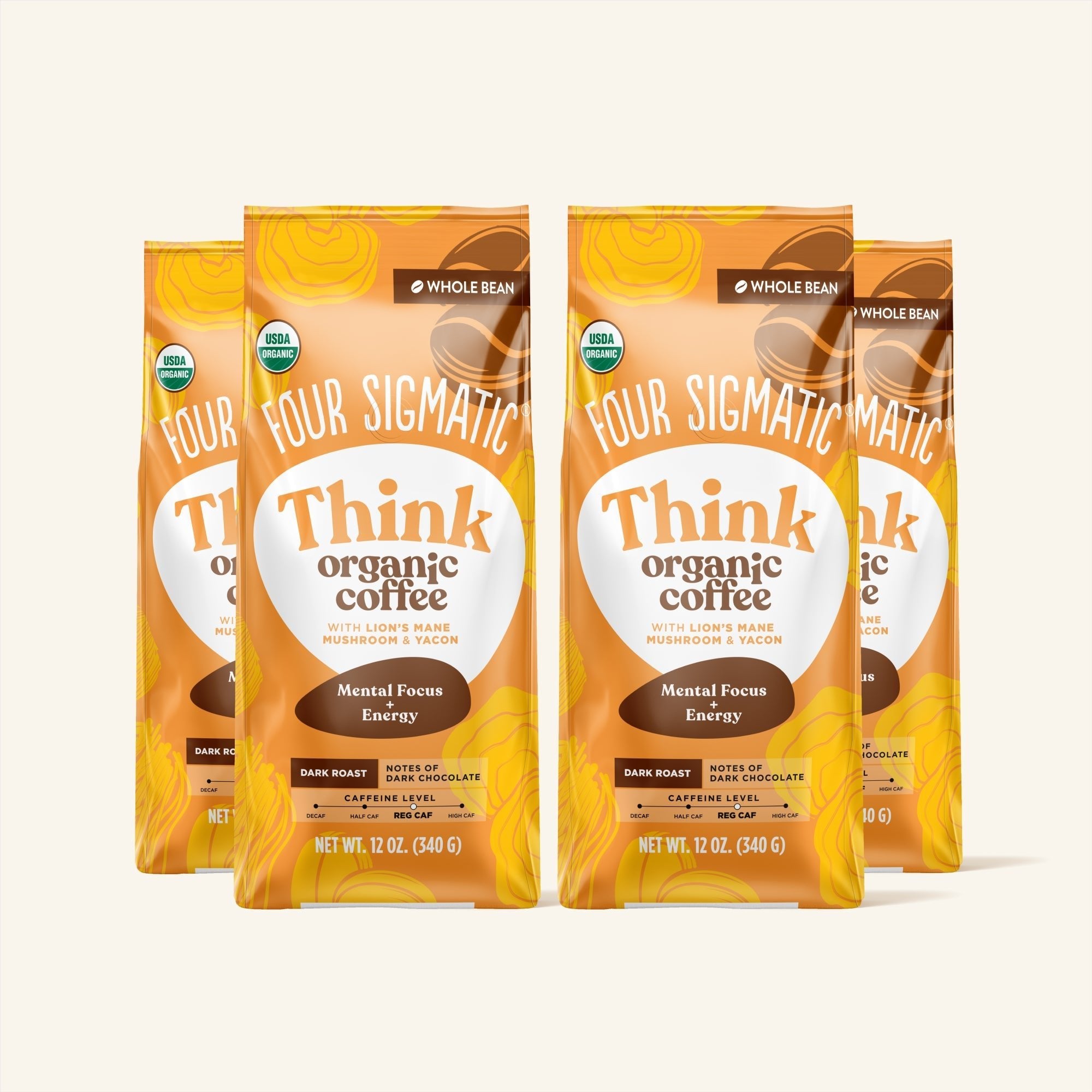 US Four SigmaticThink Whole Bean Coffee Bag - M.S Skincare