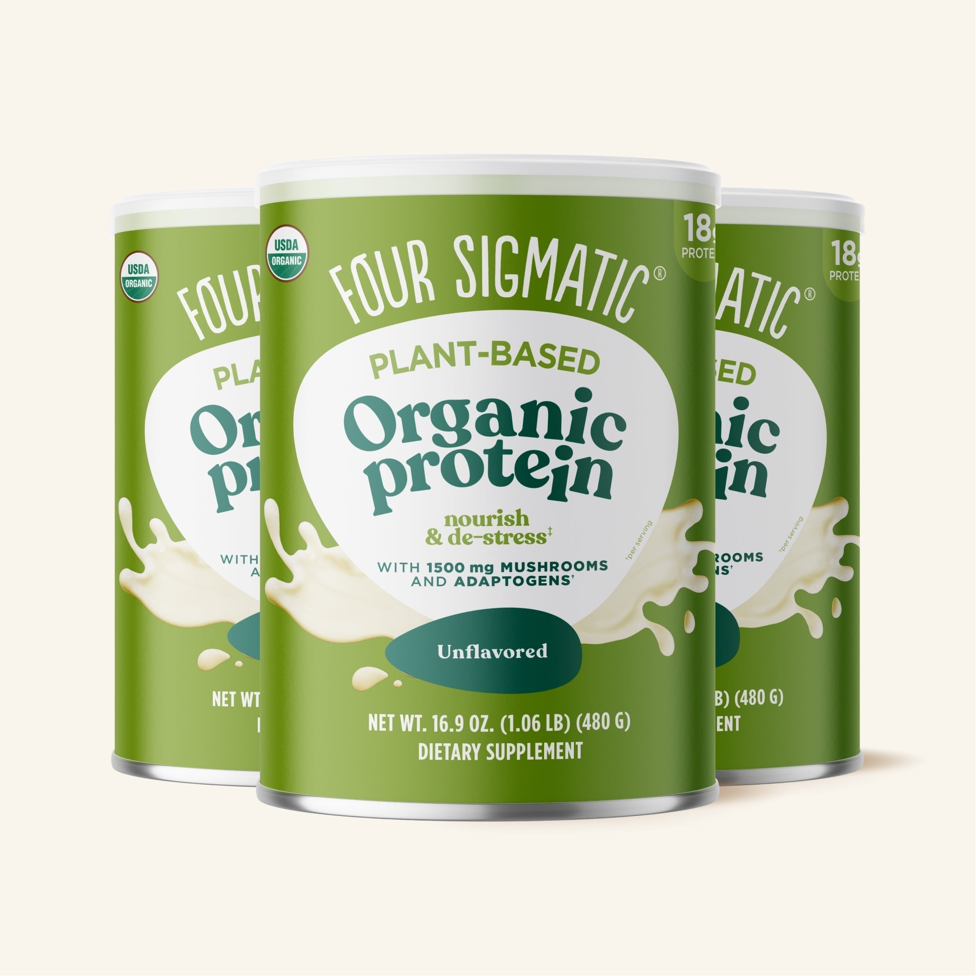 US Four SigmaticUnflavored Plant - based Protein - M.S Skincare