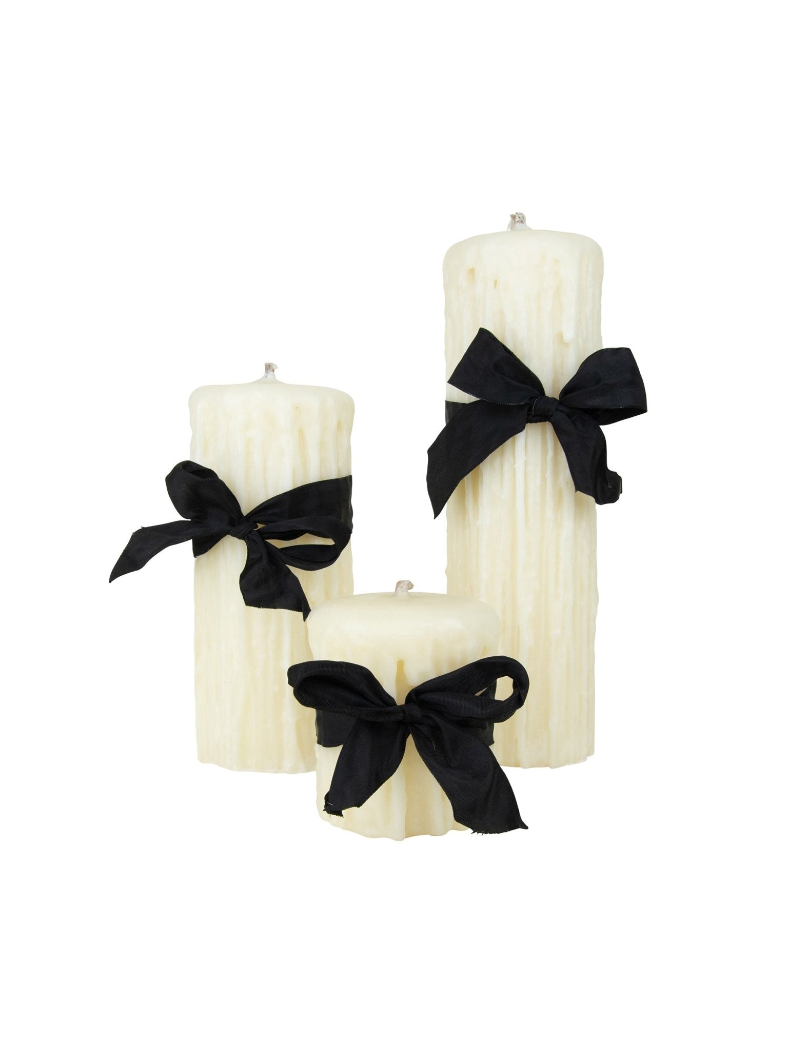 Weston Table Beeswax Drip Pillar Candle 4.5 Inch Diameter