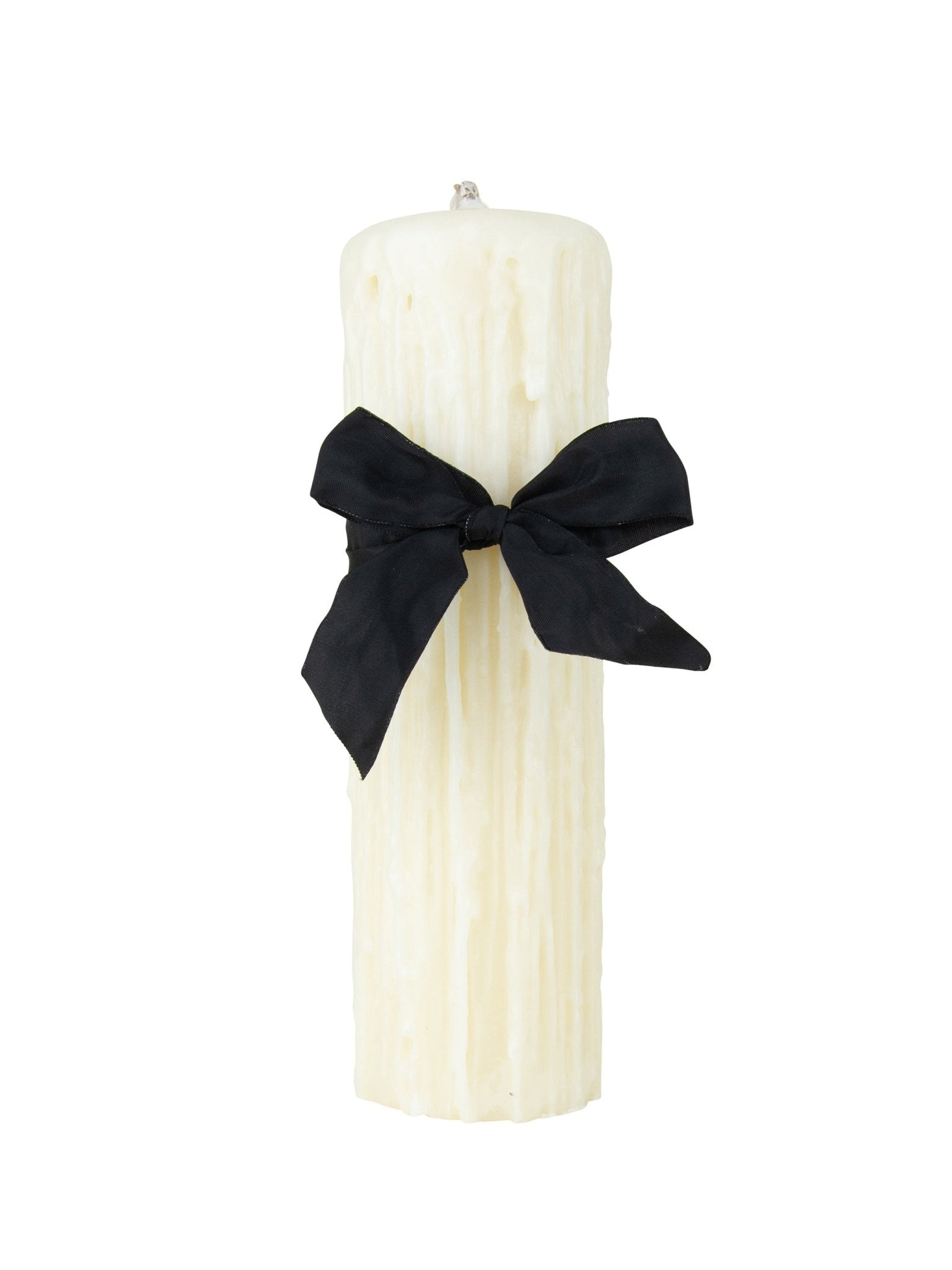 Weston Table Beeswax Drip Pillar Candle 4.5 Inch Diameter