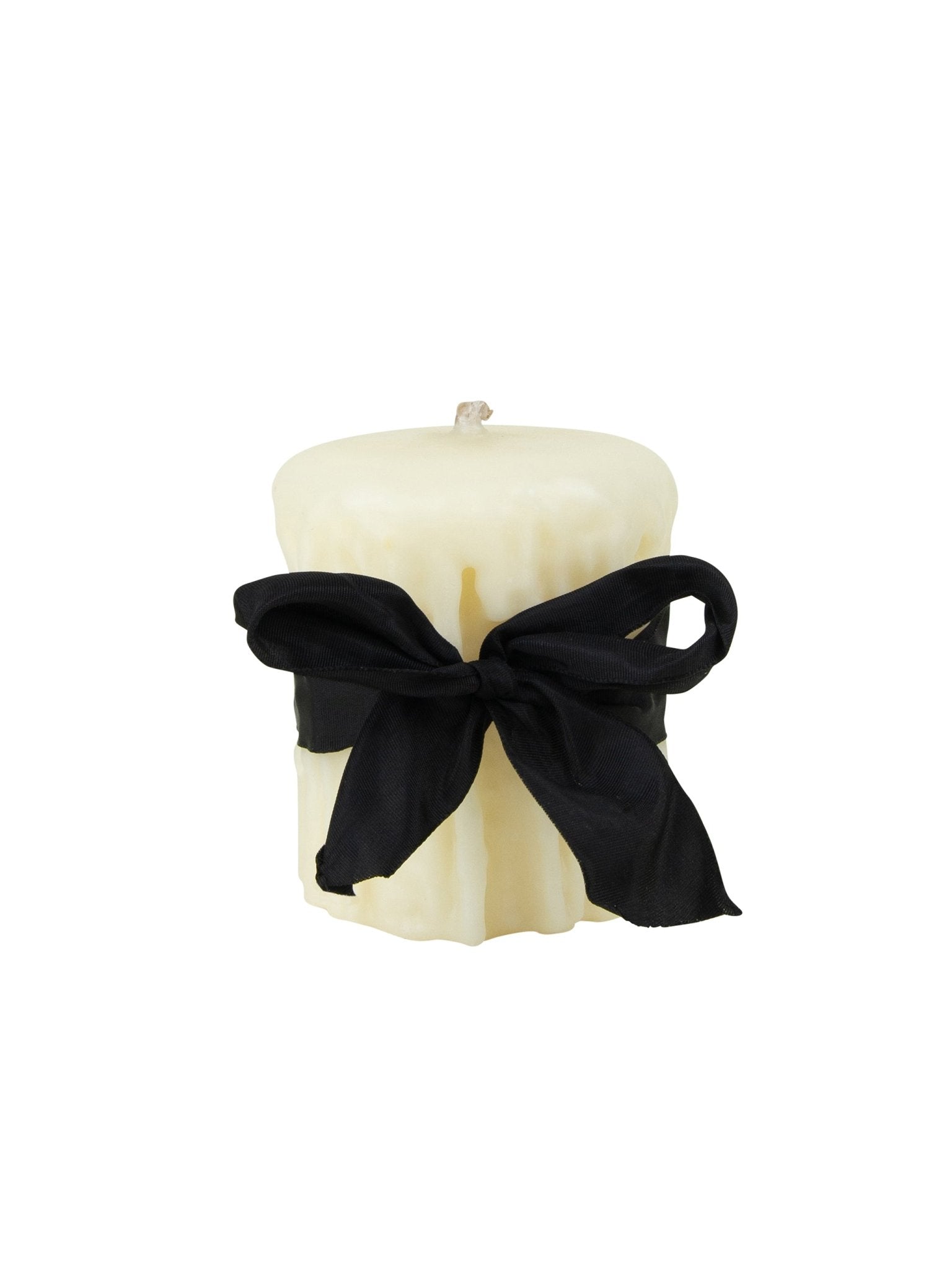 Weston Table Beeswax Drip Pillar Candle 4.5 Inch Diameter