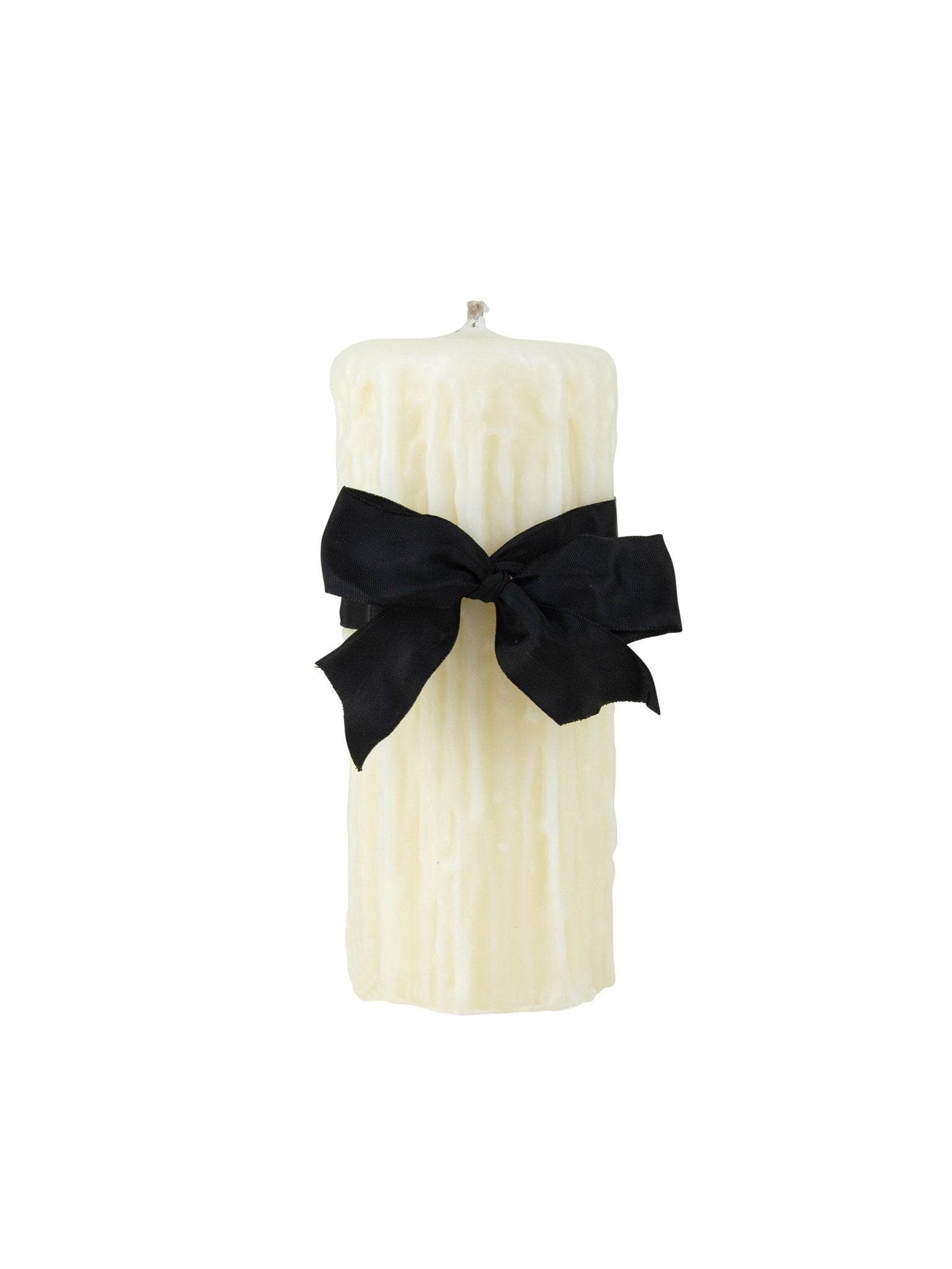 Weston Table Beeswax Drip Pillar Candle 4.5 Inch Diameter