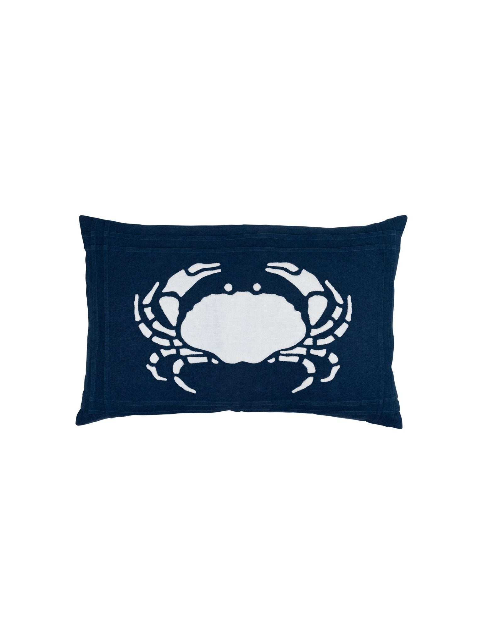 Weston Table Blue Crab Linen Pillow