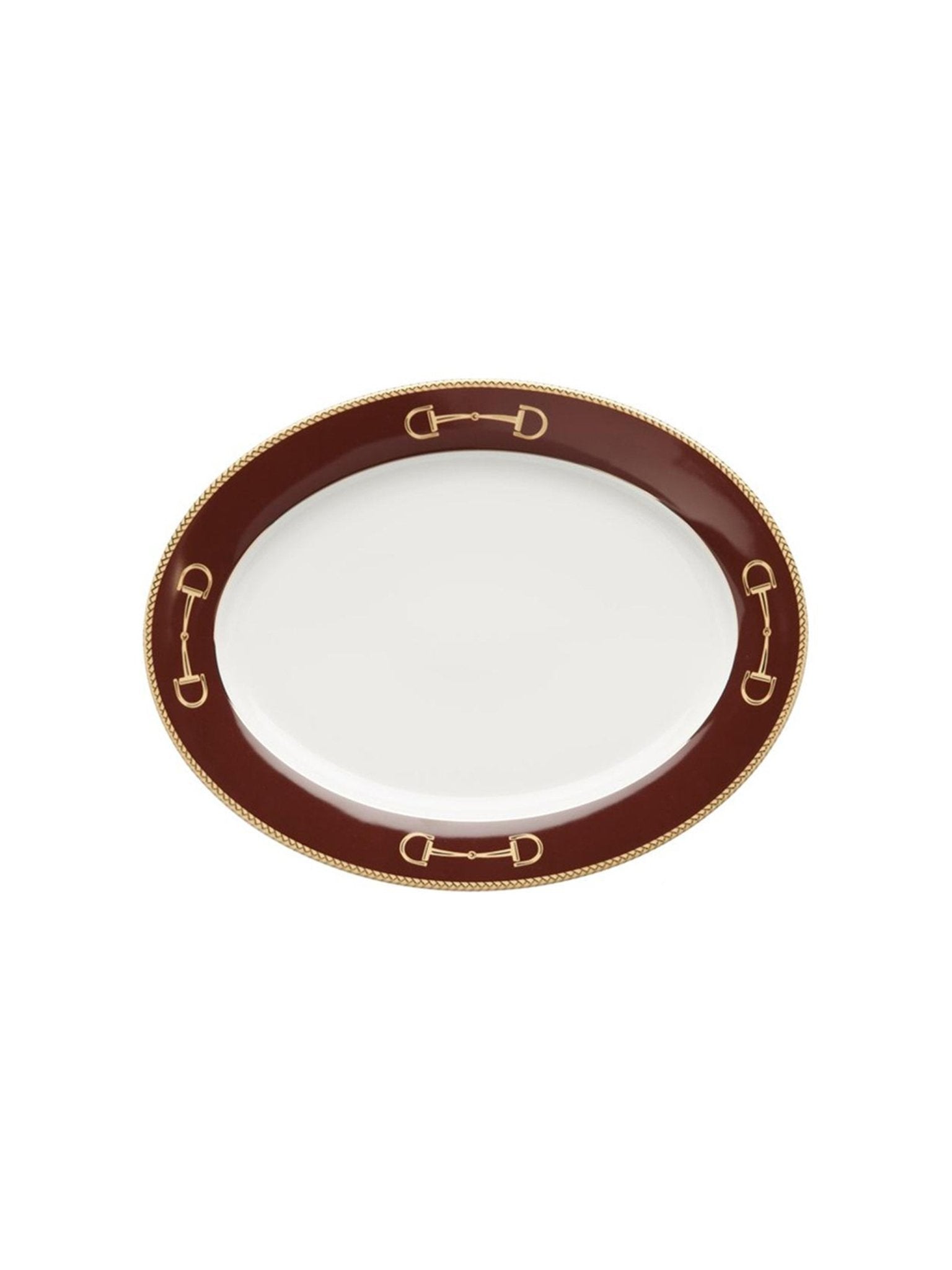 Weston Table Julie Wear Cheval Chestnut Brown Platter