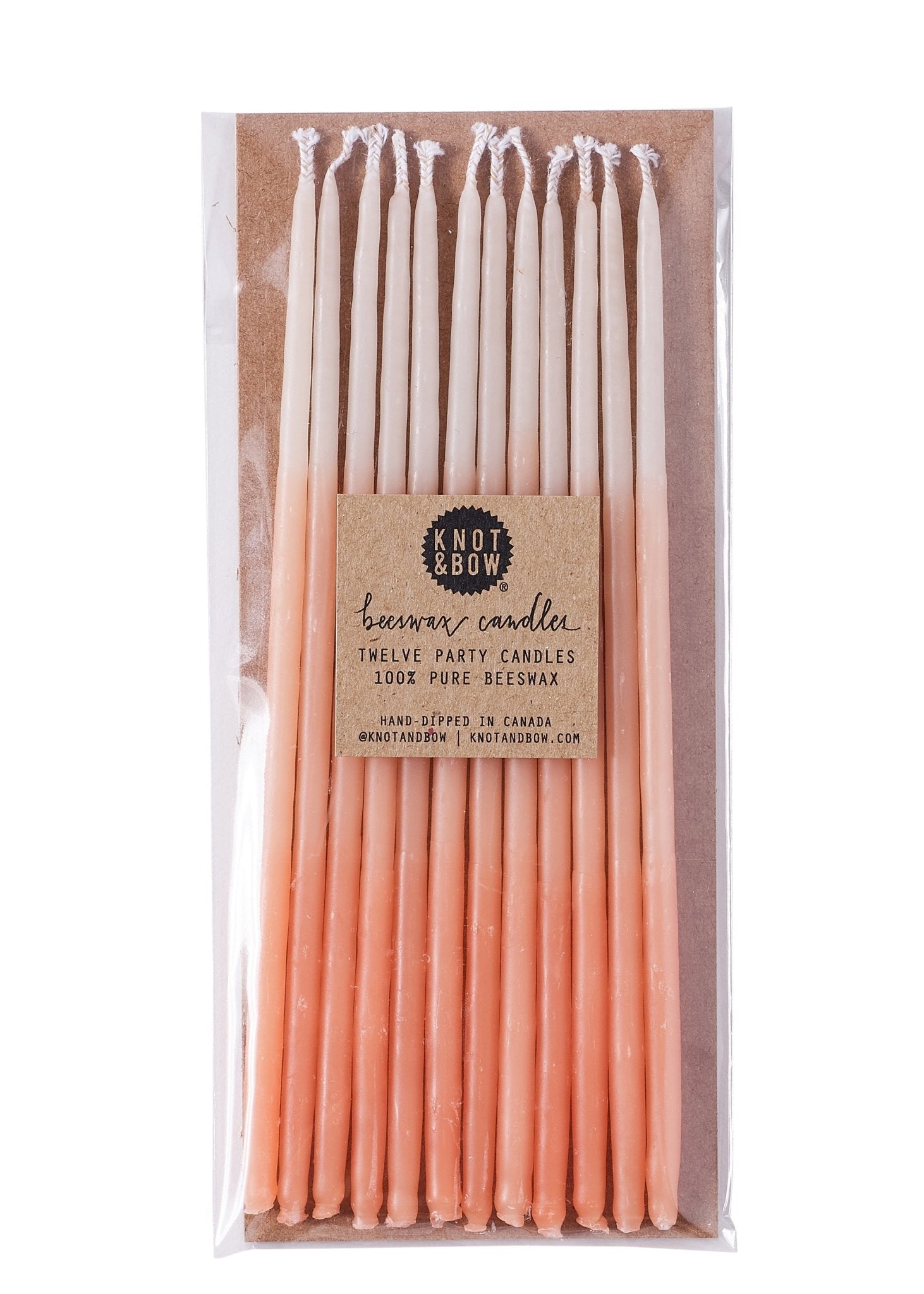 Weston Table Knot & Bow Assorted Beeswax Party Candles