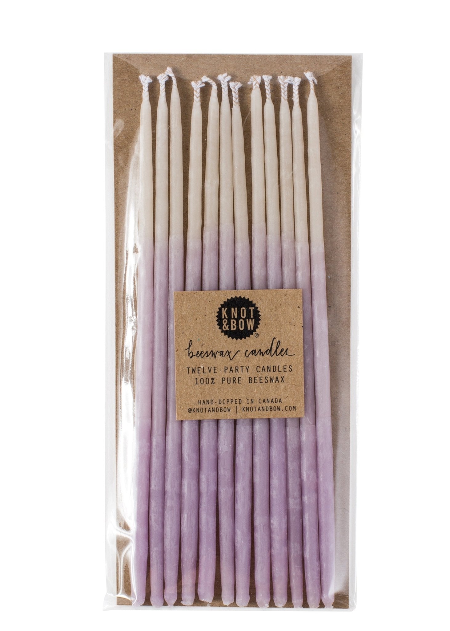 Weston Table Knot & Bow Assorted Beeswax Party Candles