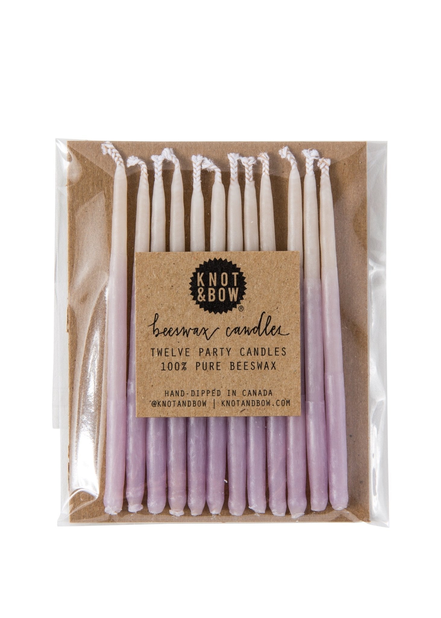 Weston Table Knot & Bow Assorted Beeswax Party Candles