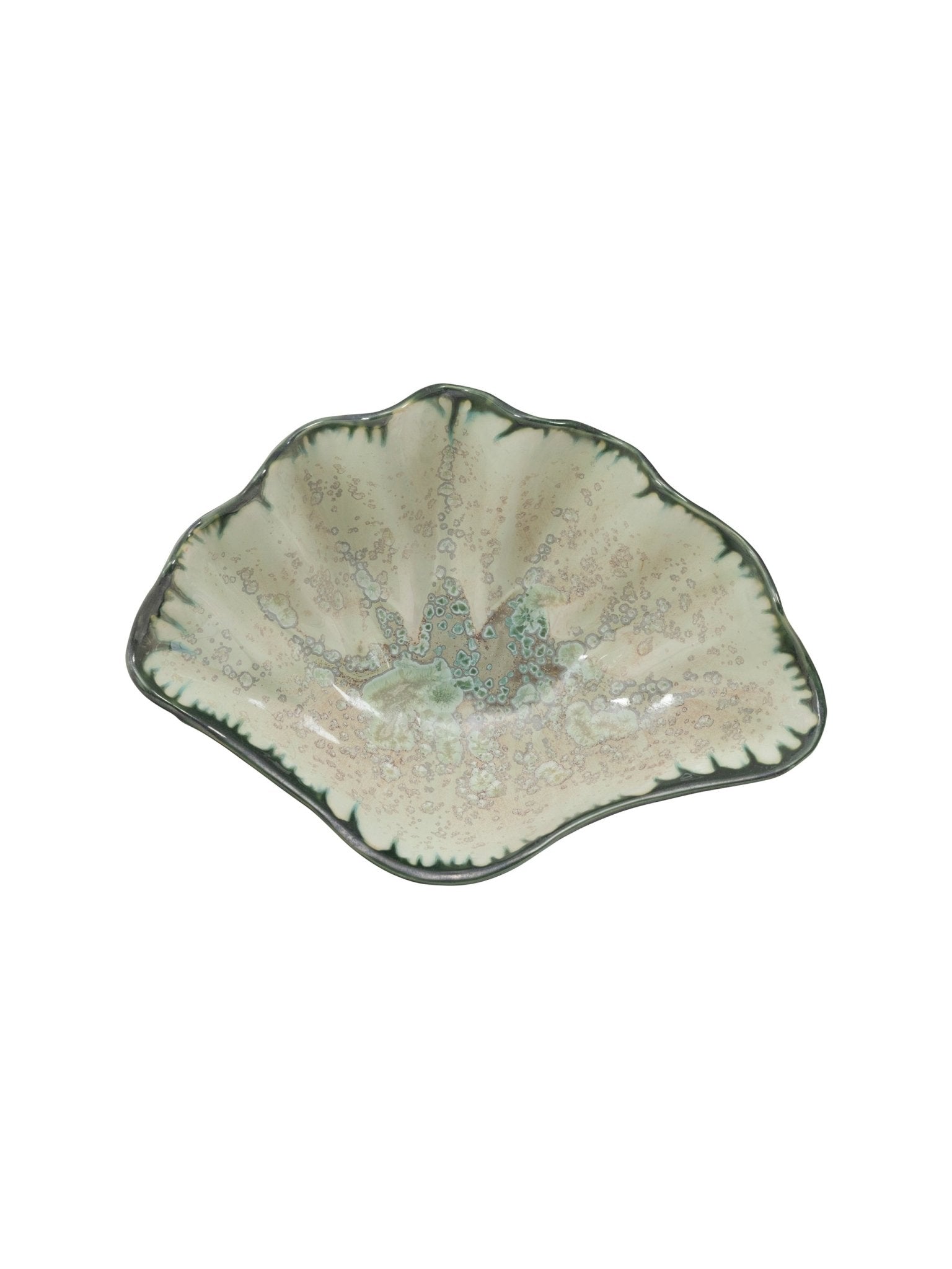 Weston Table Mint and Charcoal Sea Clam Bowl