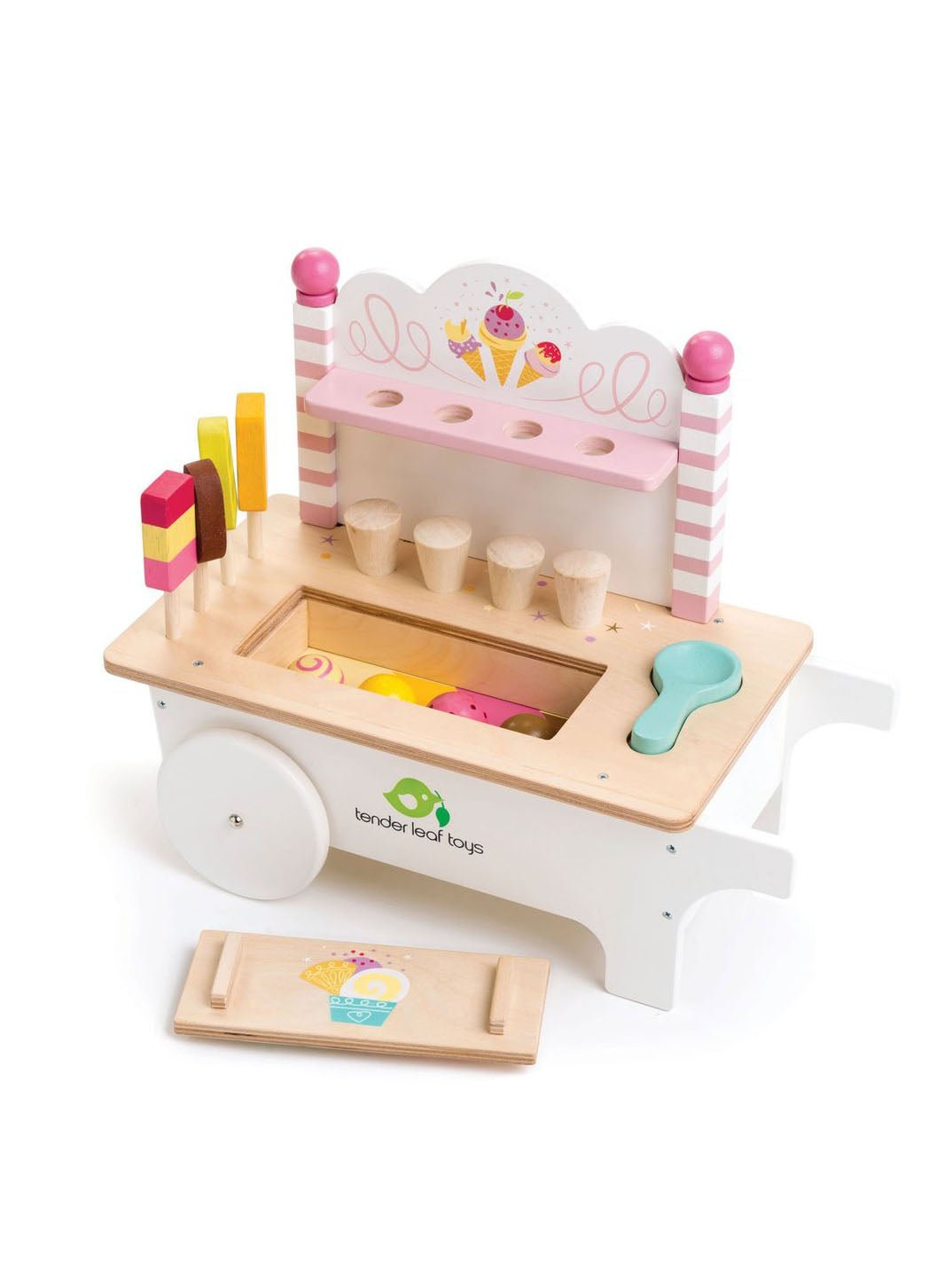 Weston Table Tender Leaf Toys Ice Cream Cart