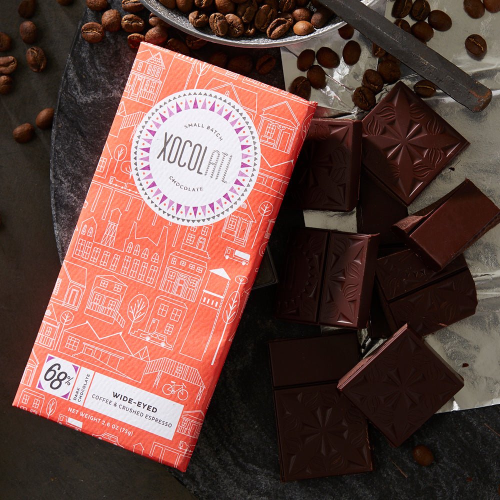 Xocolatl Small Batch ChocolateWide - Eyed Espresso Chocolate Bar - M.S Skincare