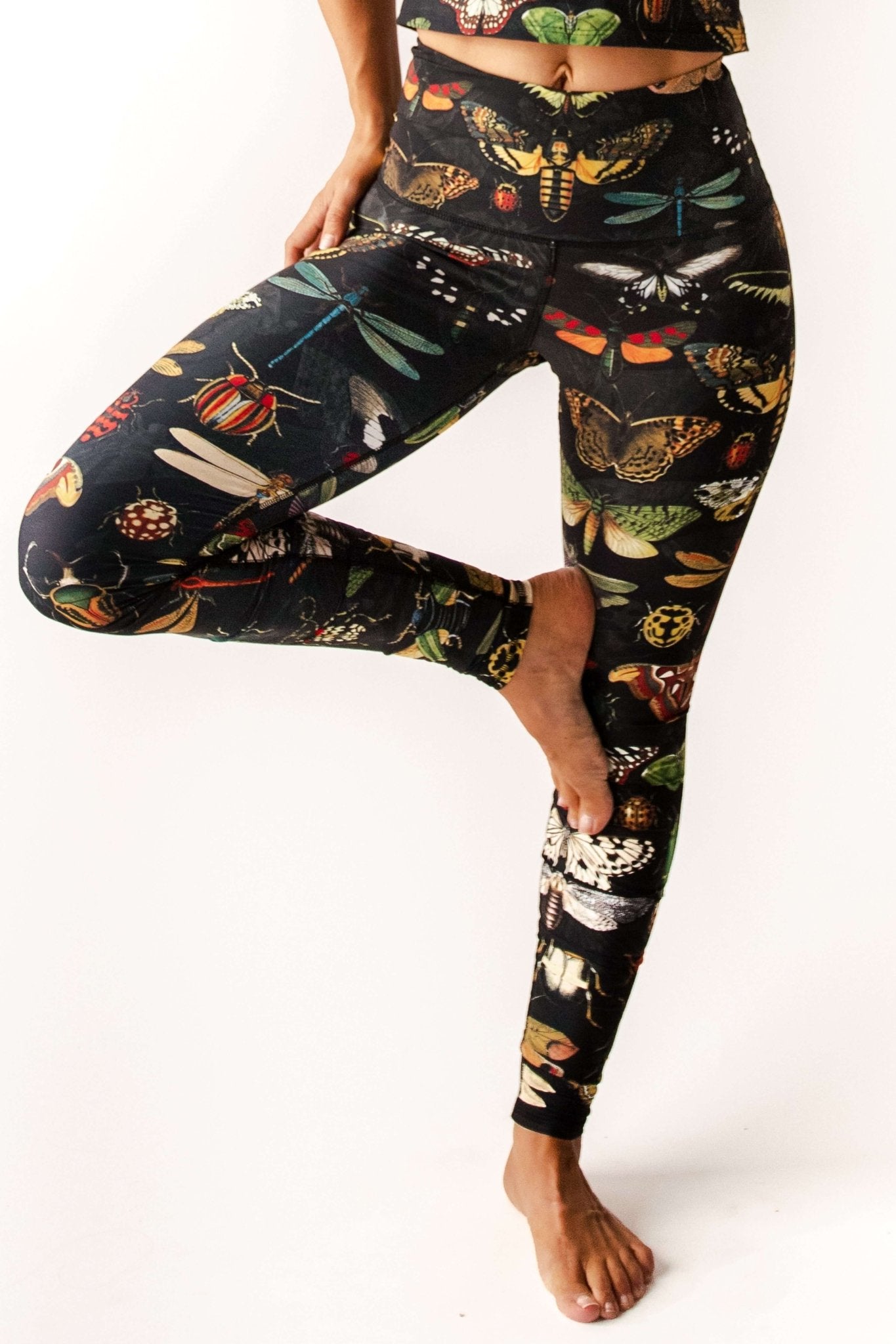 Yoga DemocracyBuggin Out Printed Yoga Leggings - M.S Skincare