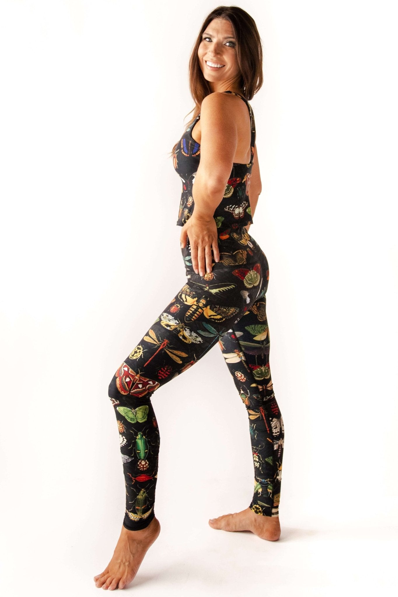 Yoga DemocracyBuggin Out Printed Yoga Leggings - M.S Skincare