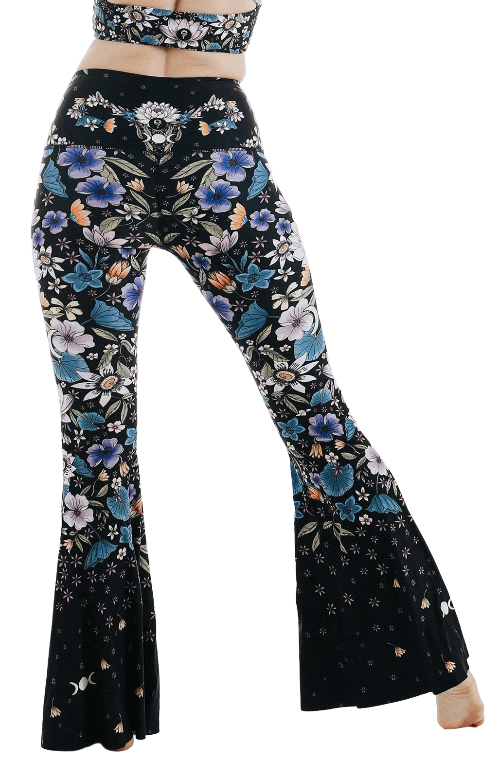 Yoga DemocracyDivine Feminine Printed Bell Bottoms - M.S Skincare