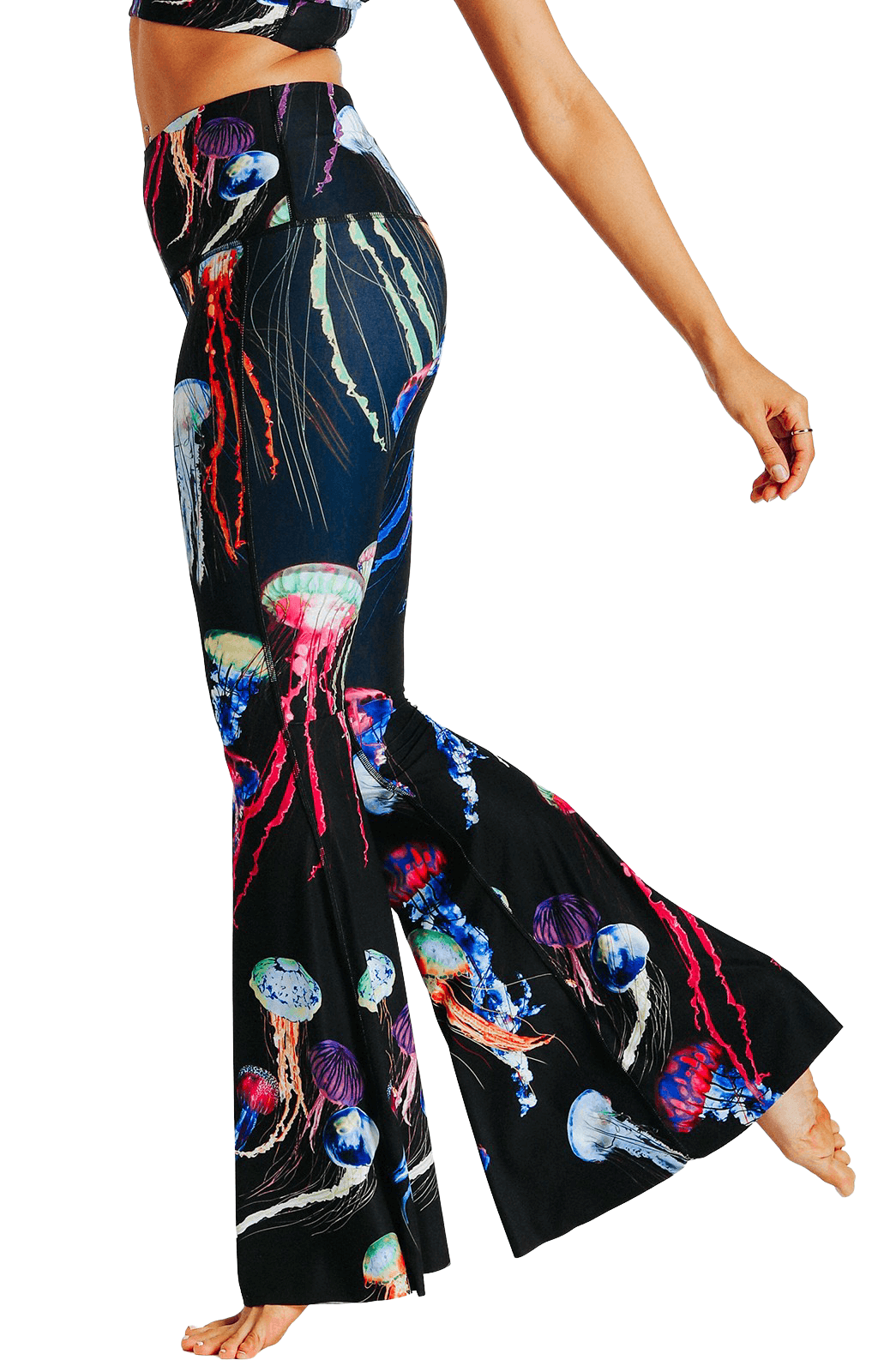 Yoga DemocracyElectric Flow Printed Bell Bottoms - M.S Skincare