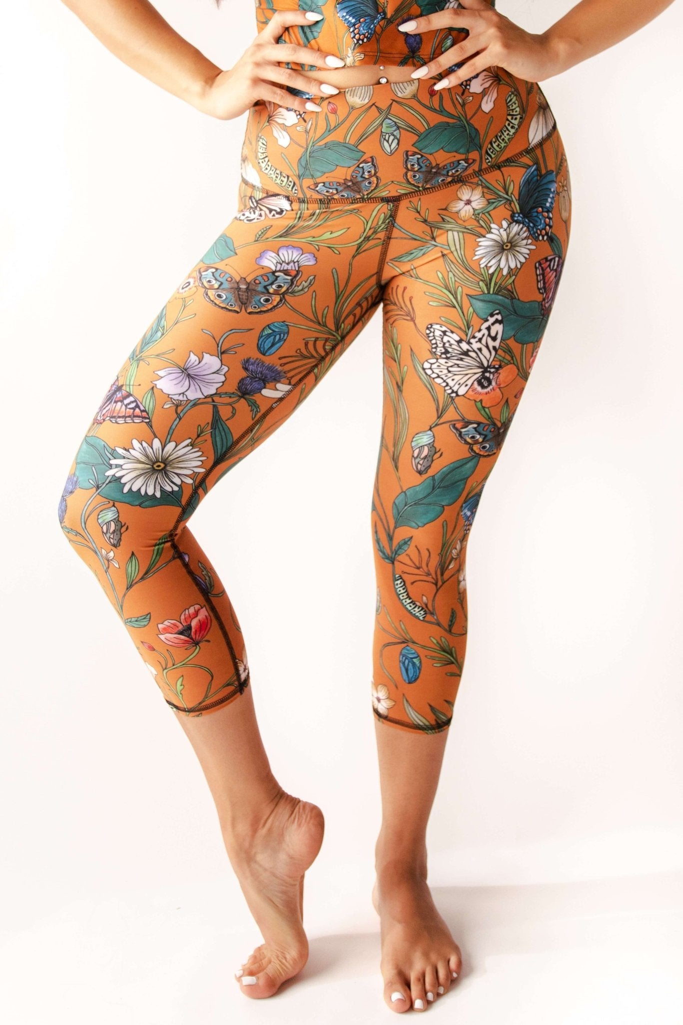 Yoga DemocracyEmerge Printed Yoga Crops - M.S Skincare