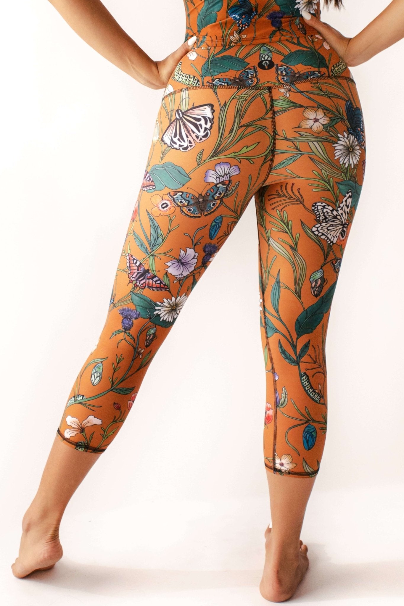 Yoga DemocracyEmerge Printed Yoga Crops - M.S Skincare