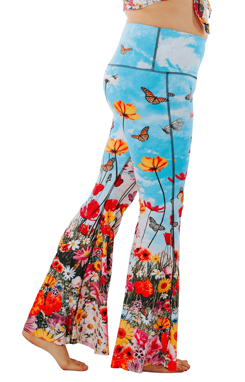 Yoga DemocracyFlower Bomb Bell Bottoms - M.S Skincare