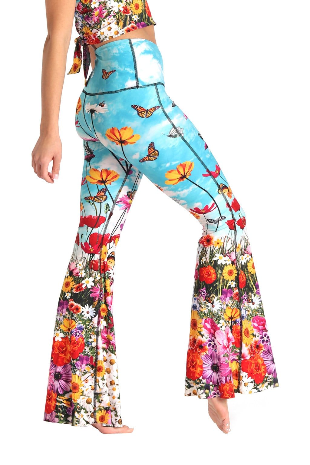 Yoga DemocracyFlower Bomb Bell Bottoms - M.S Skincare