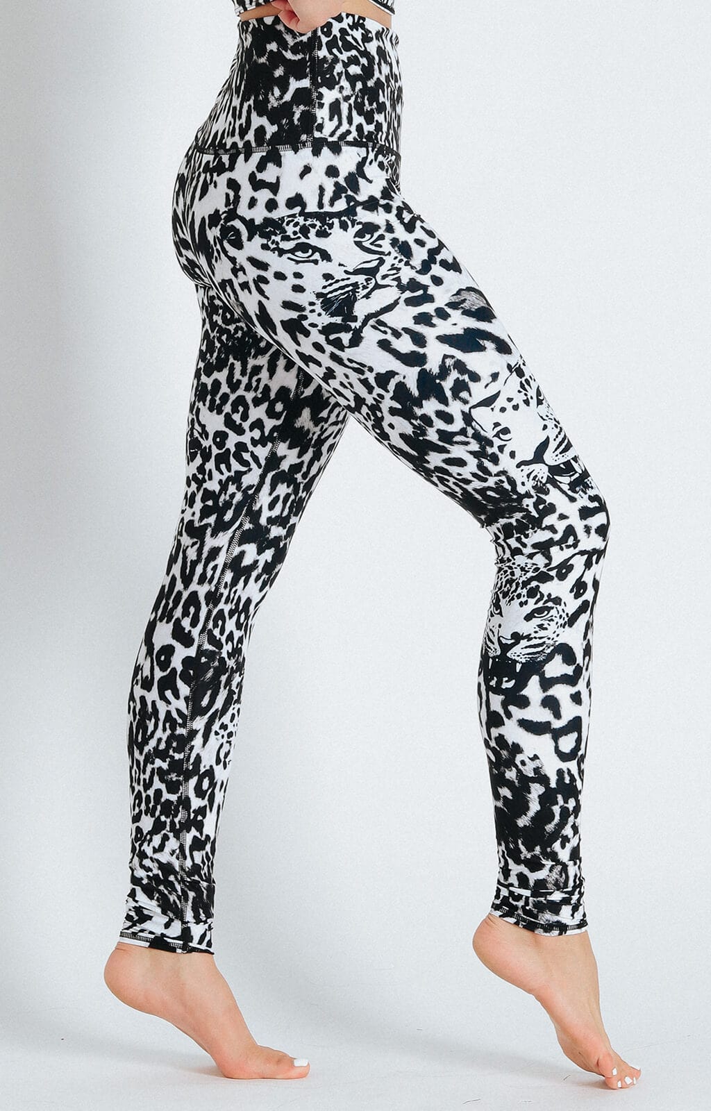 Yoga DemocracyGhost Leopard Printed Yoga Leggings - M.S Skincare