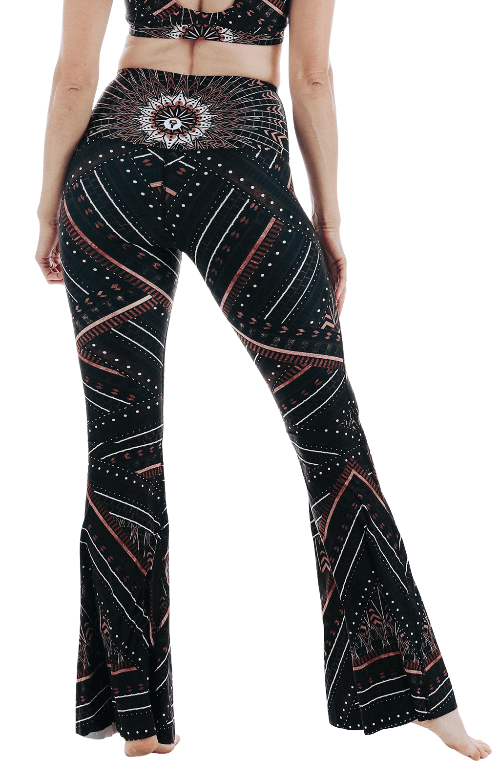 Yoga DemocracyHumble Warrior Printed Bell Bottoms - M.S Skincare