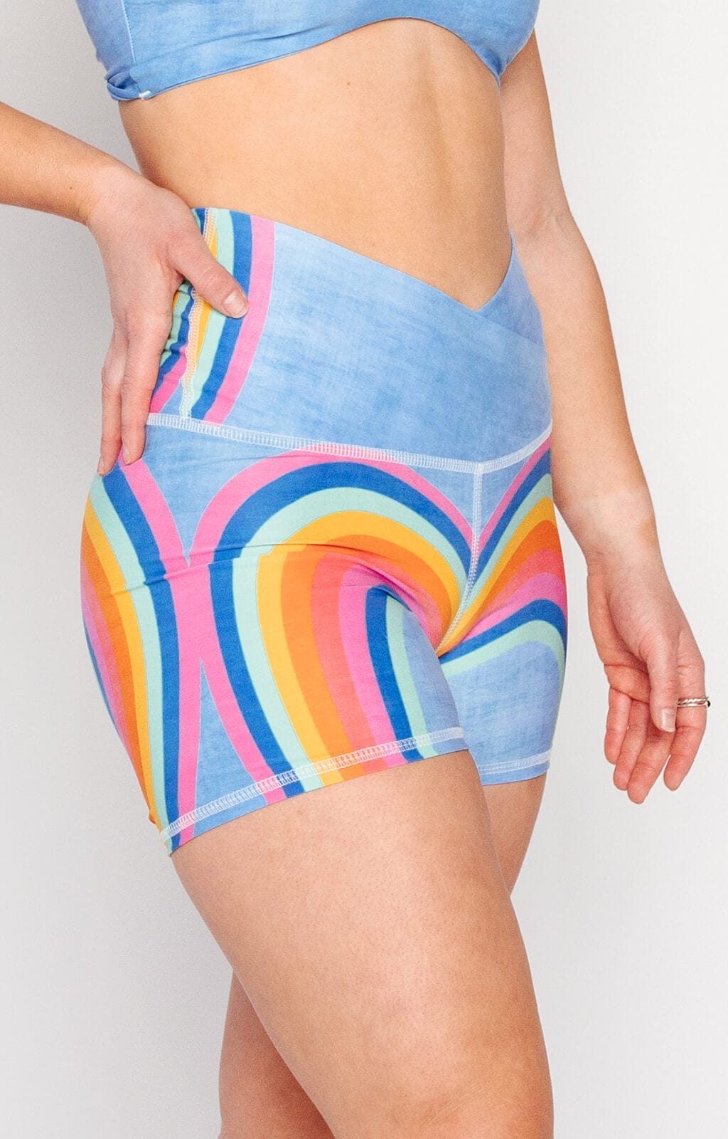 Yoga DemocracyMovement Short in Rainbow Love - M.S Skincare