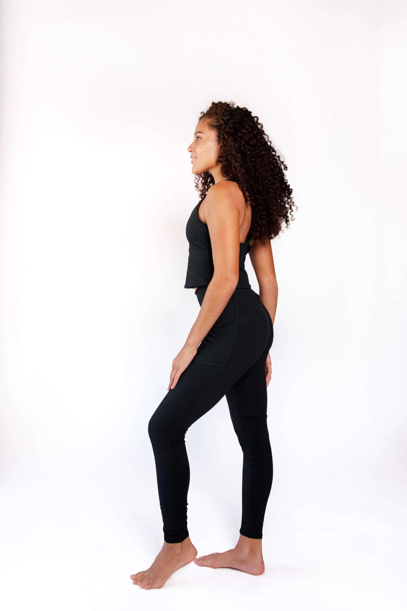 Yoga DemocracyNon Stop Legging in Jet Black - M.S Skincare