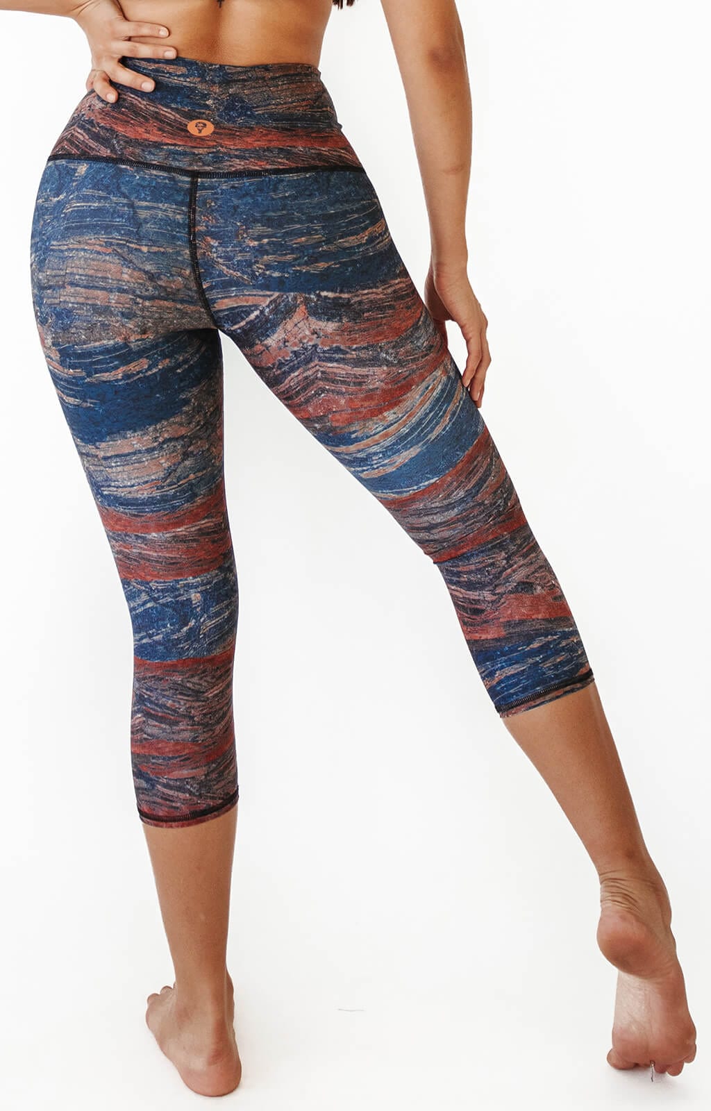 Yoga DemocracyPedra Printed Yoga Crops - M.S Skincare