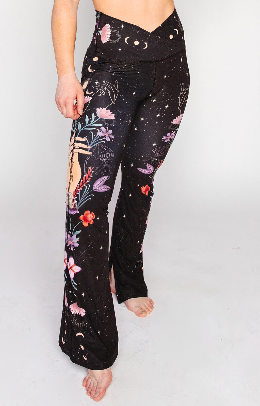 Yoga DemocracySplit Flare Pant In Celestial Timing - M.S Skincare