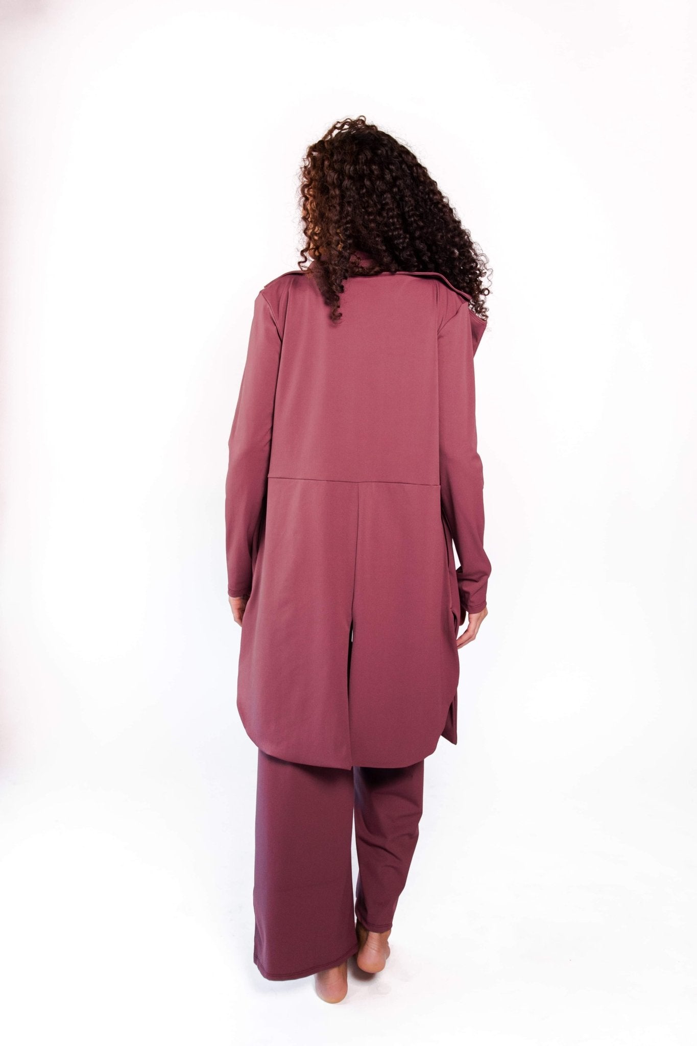 Yoga DemocracyTrinity Blazer in Maroon - M.S Skincare