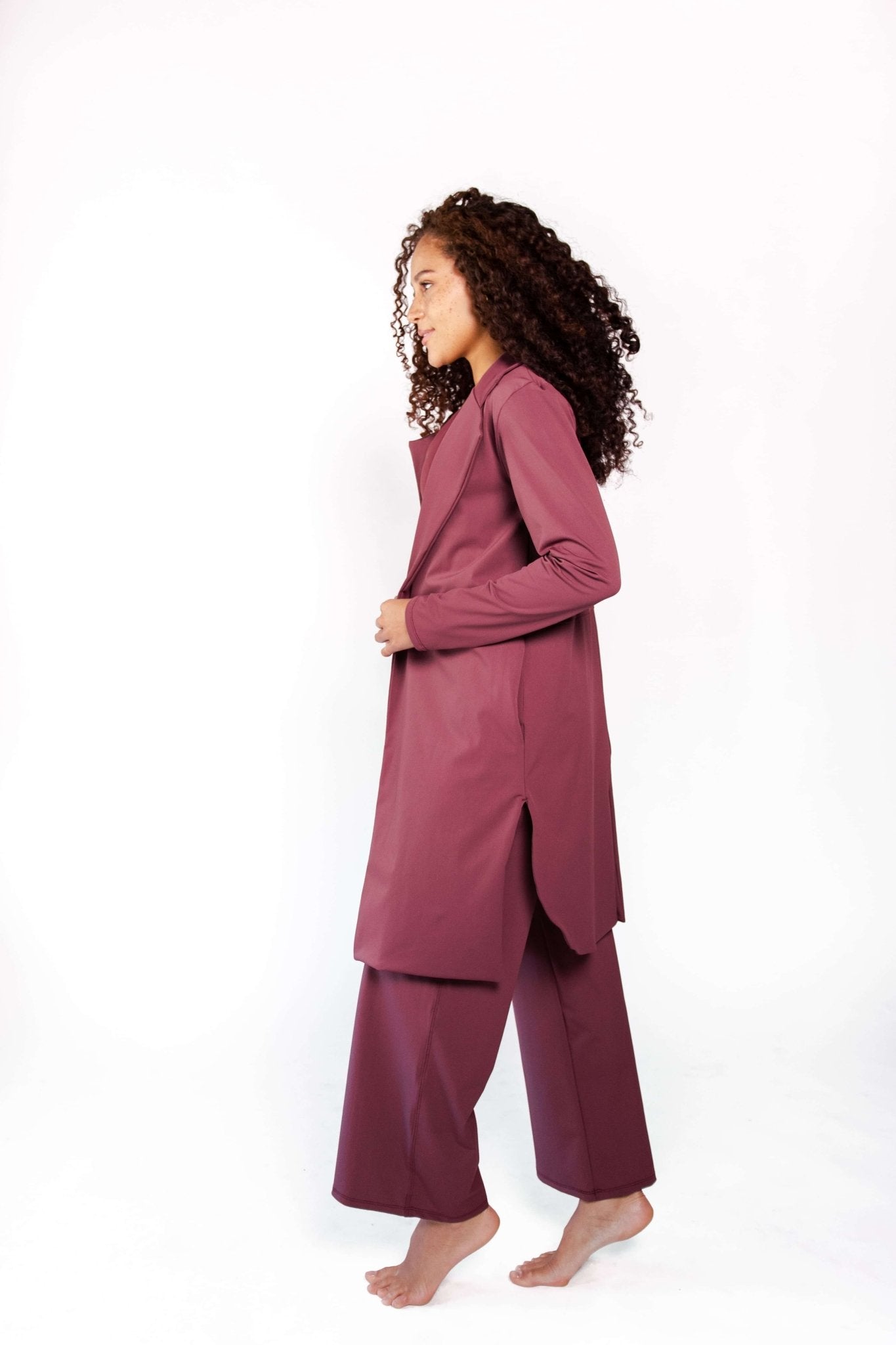 Yoga DemocracyUltimate Trouser in Maroon - M.S Skincare