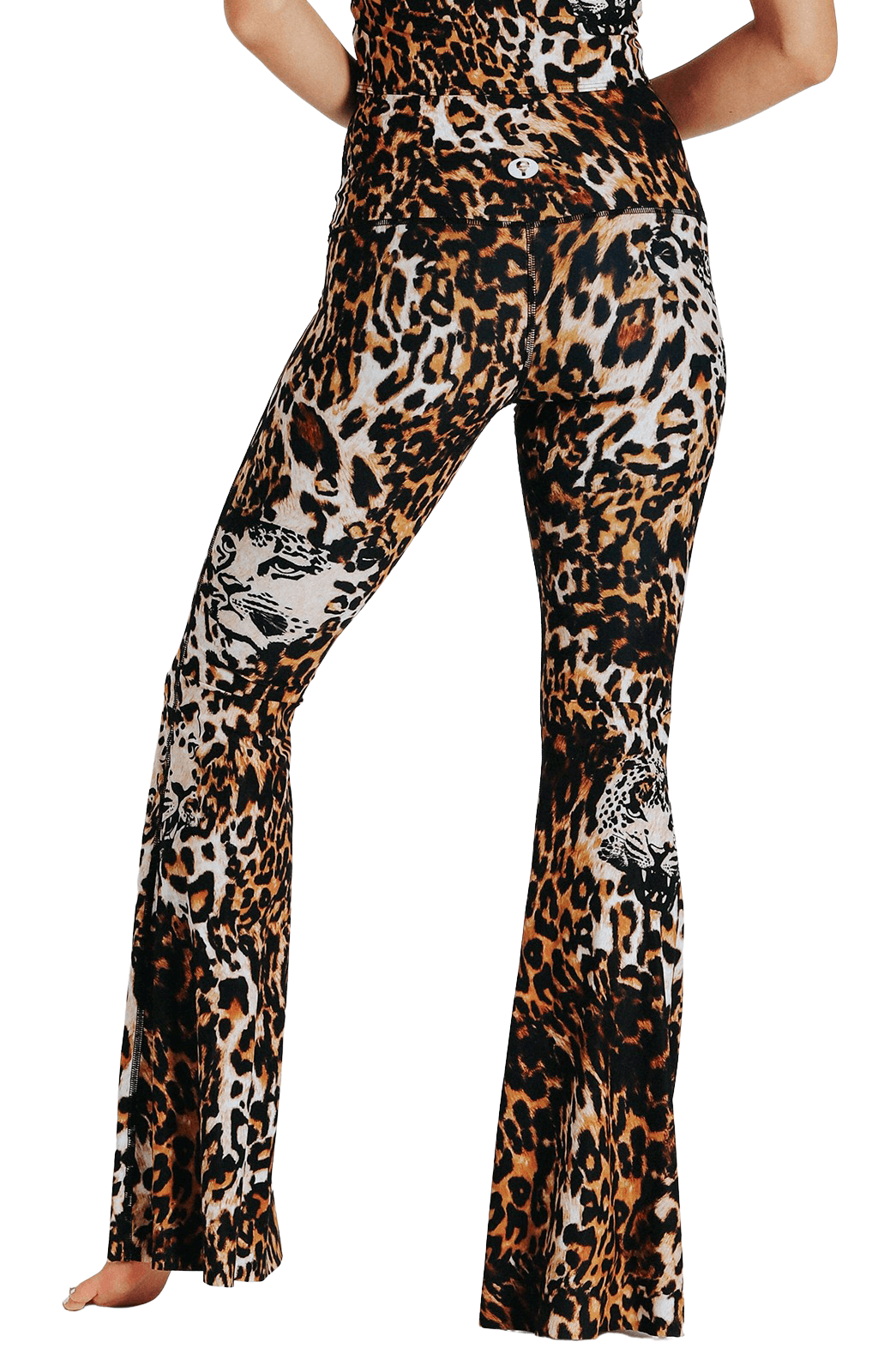 Yoga DemocracyWildcat Printed Bell Bottoms - M.S Skincare