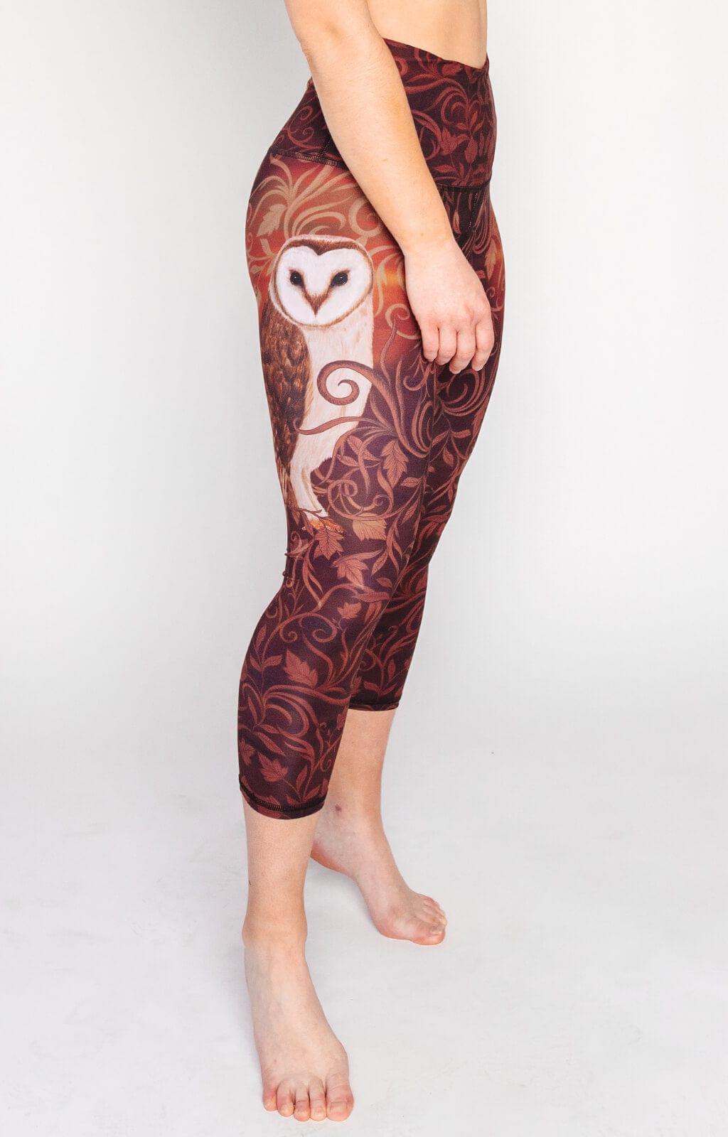 Yoga DemocracyWisdom Seeker Printed Yoga Crops - M.S Skincare