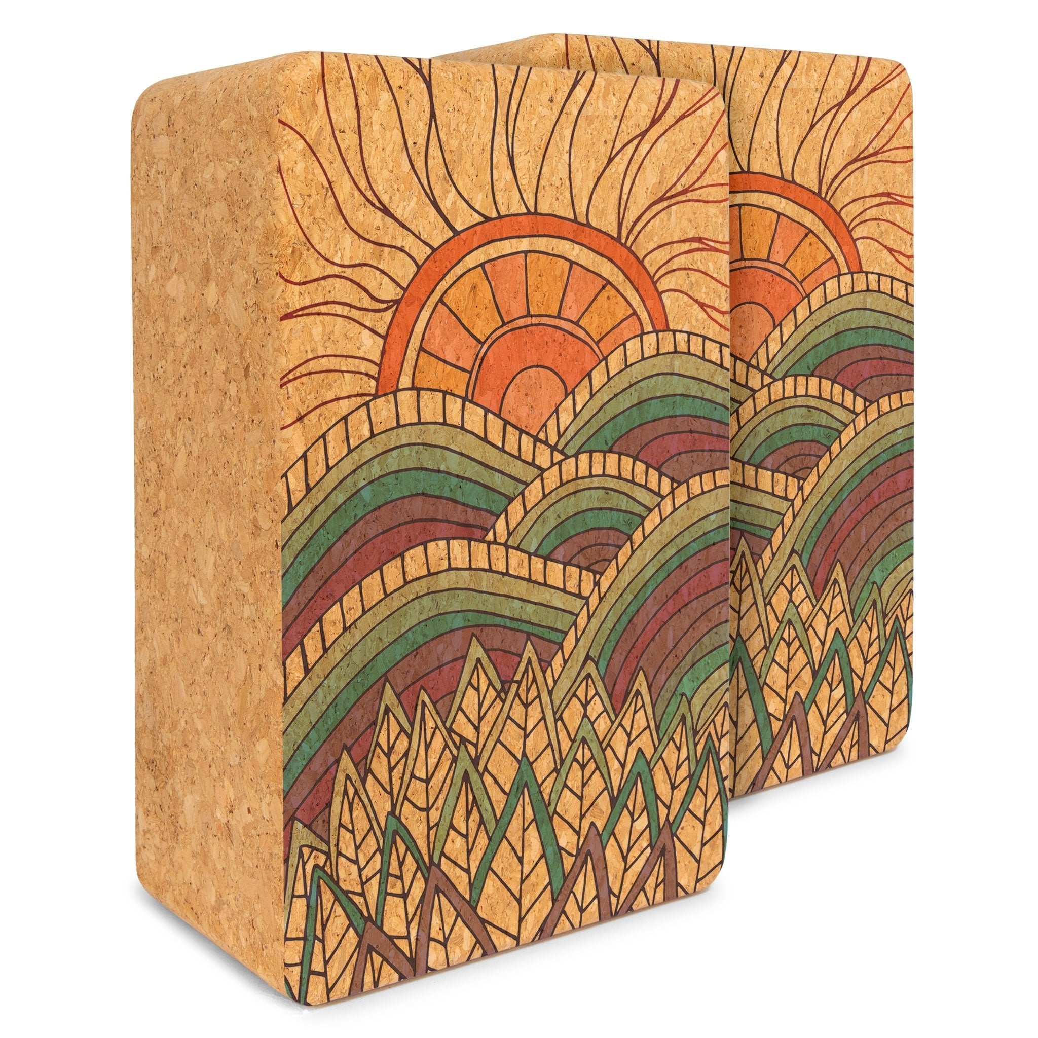 Yoloha YogaArtist Cork Yoga Block Set - M.S Skincare