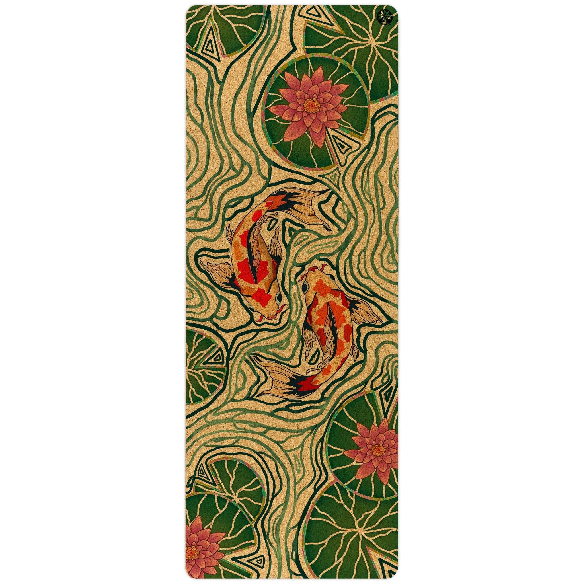 Yoloha YogaPond Of Harmony Original Cork Yoga Mat - M.S Skincare