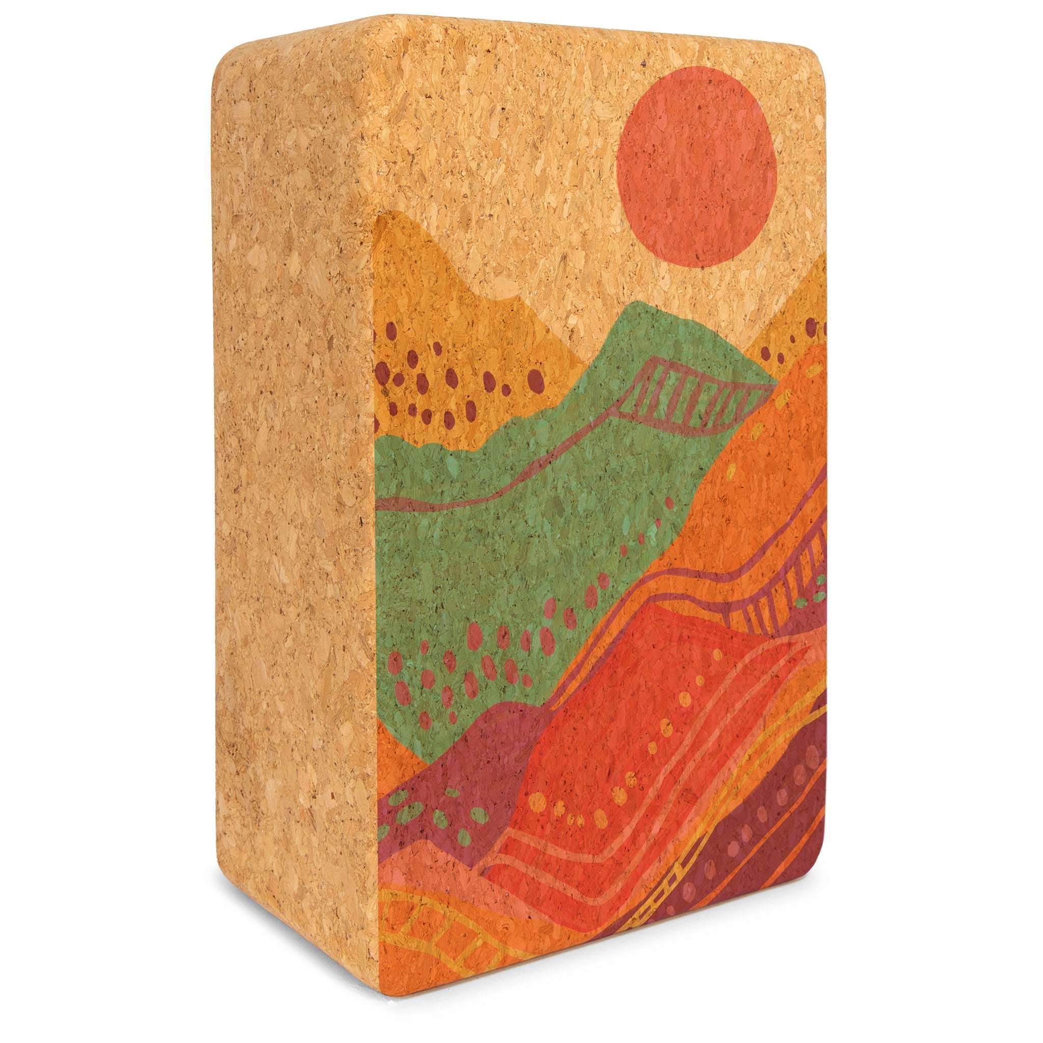 Yoloha YogaSpirit Rising Cork Yoga Block - M.S Skincare