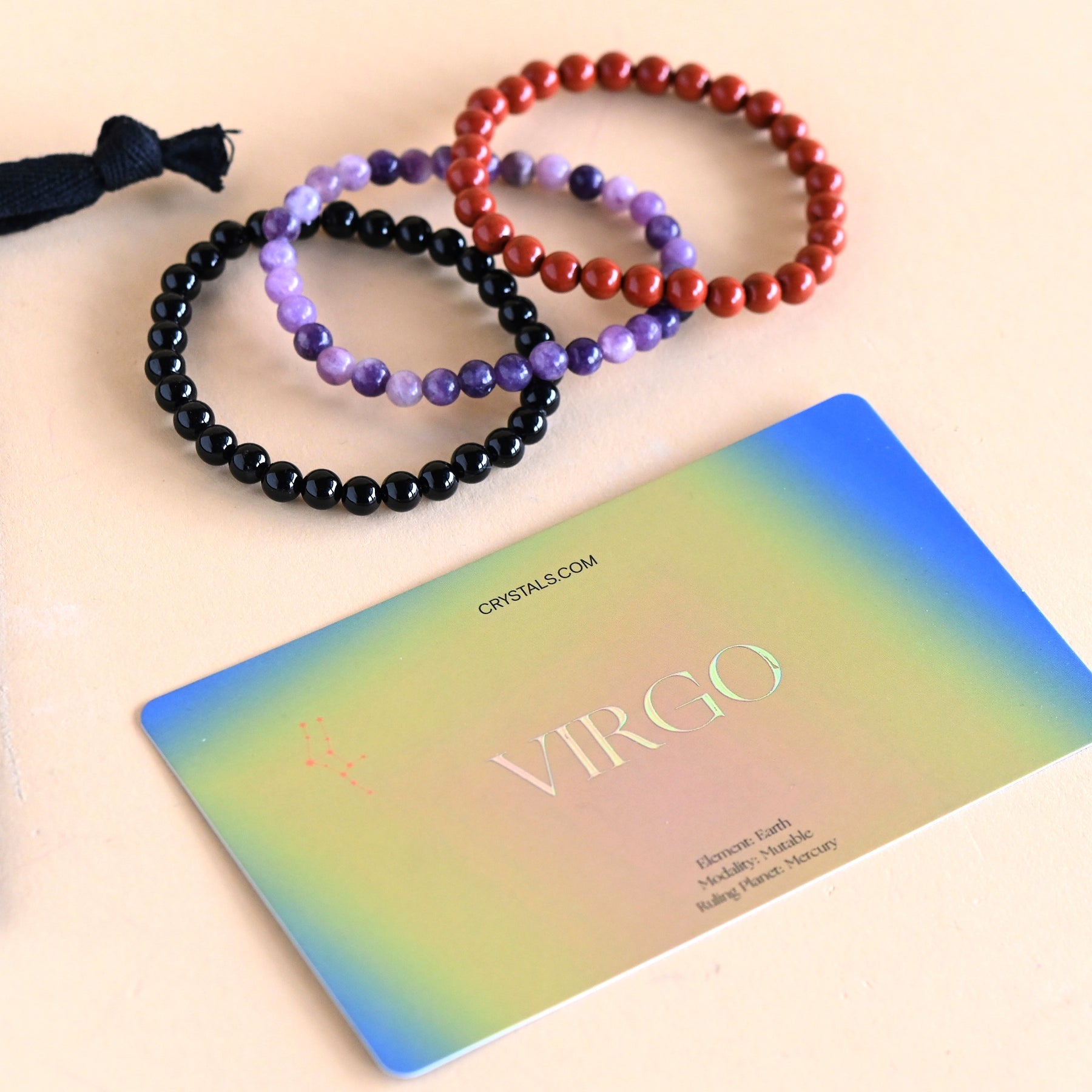 Trío de pulseras Virgo