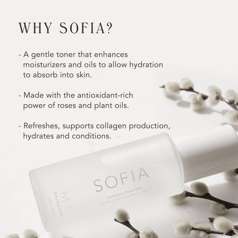 SOFIA | Luminous Rose Mist Travel - M.S Skincare